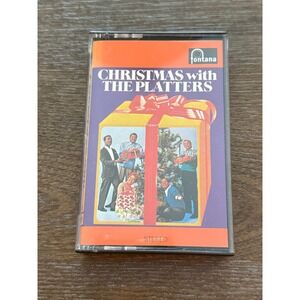 Christmas With The Platters Cassette Tape Fontana 7240 007 Vintage Holiday Soul
